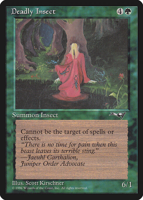 Deadly Insect - Magic: The Gathering ALL #86b