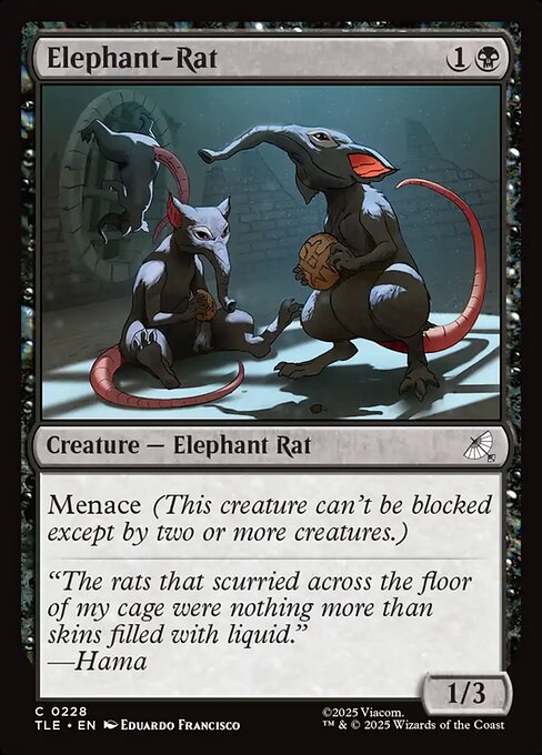 Elephant-Rat - Magic: The Gathering TLE #228