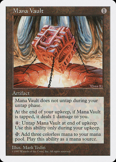 Mana Vault Fifth Edition 5ed