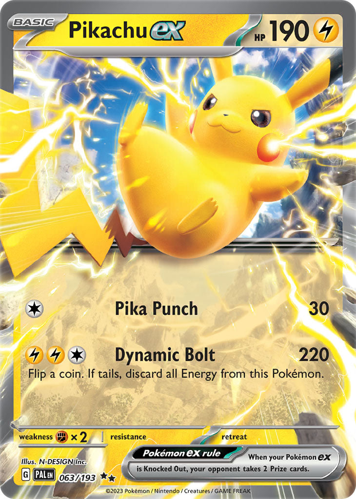 Pikachu ex - 063/193