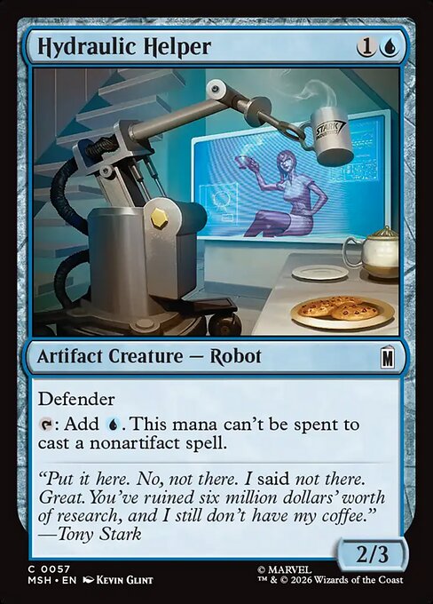 Hydraulic Helper - Magic: The Gathering MSH #57