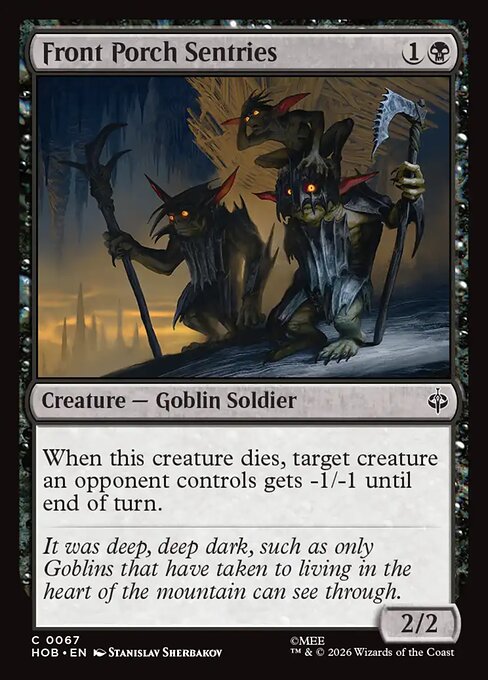 Front Porch Sentries - Magic: The Gathering HOB #67