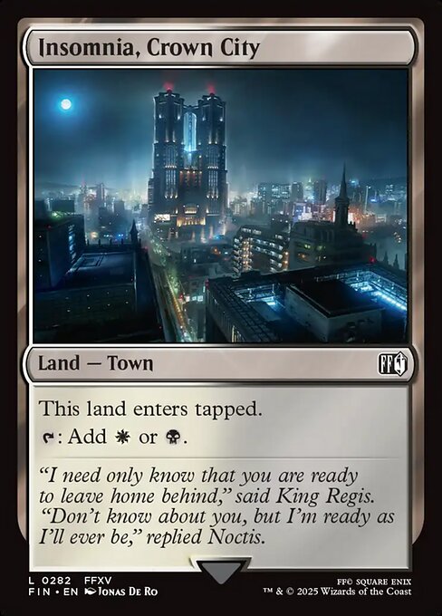 Insomnia, Crown City - Magic: The Gathering FIN #282