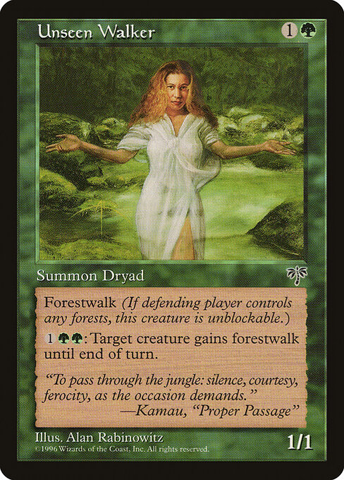 Unseen Walker - Magic: The Gathering MIR #249
