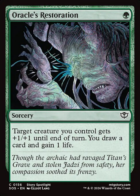 Oracle's Restoration - Magic: The Gathering SOS #156