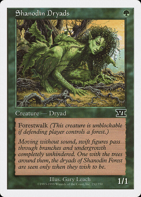 Shanodin Dryads - Magic: The Gathering 6ED #252