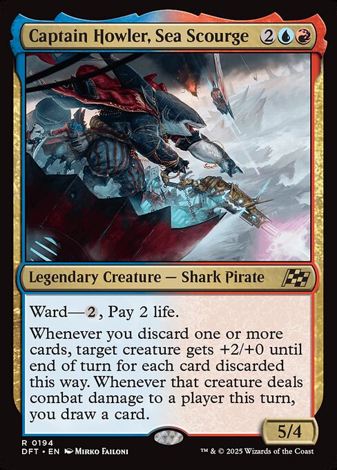 Captain Howler, Sea Scourge - Magic: The Gathering DFT #194