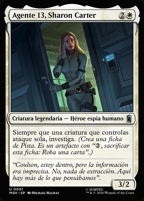 Agent 13, Sharon Carter · MSH #1 · ES