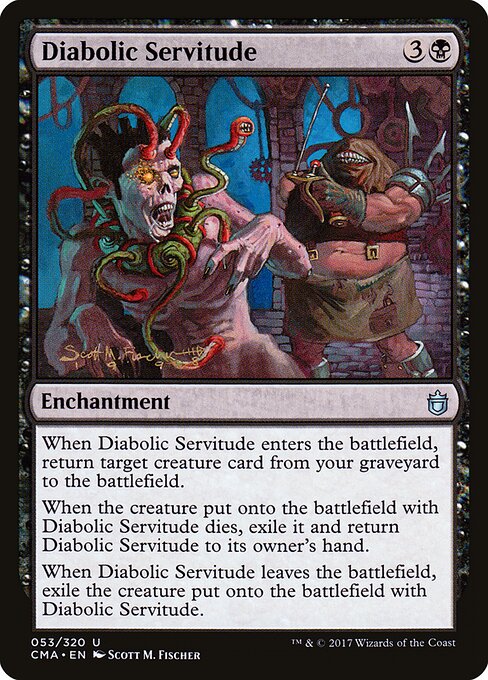 Diabolic Servitude - Magic: The Gathering CMA #53
