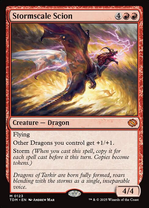 Stormscale Scion - Magic: The Gathering TDM #123