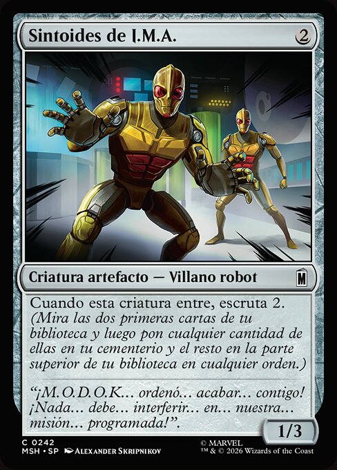 A.I.M. Synthoids · MSH #242 · ES