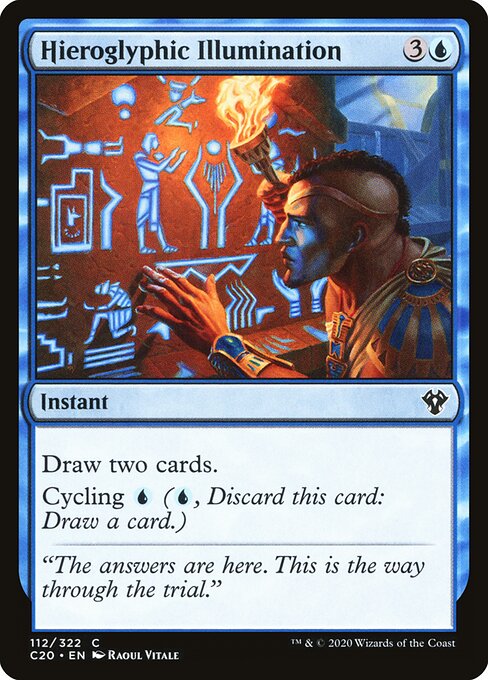 Hieroglyphic Illumination - Magic: The Gathering C20 #112