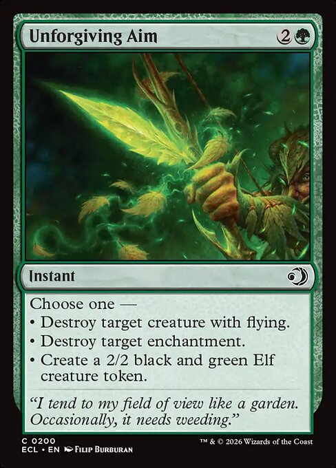 Unforgiving Aim - Magic: The Gathering ECL #200