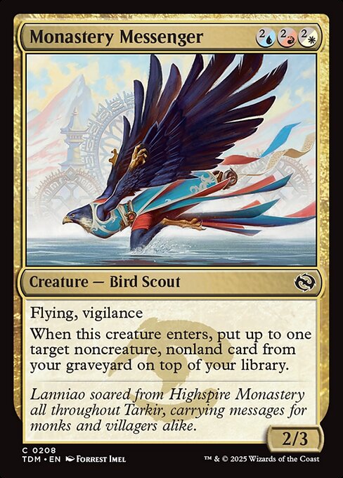 Monastery Messenger - Magic: The Gathering TDM #208