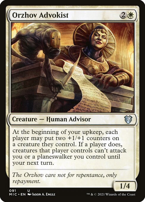 Orzhov Advokist - Magic: The Gathering MIC #91