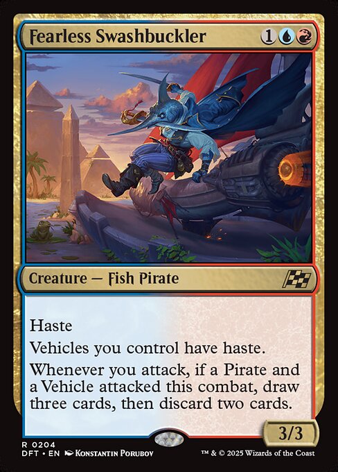 Fearless Swashbuckler - Magic: The Gathering DFT #204