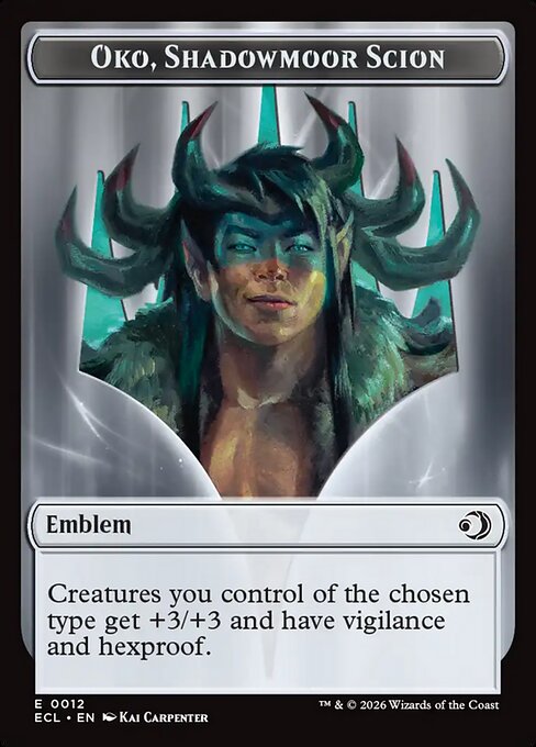 Oko, Shadowmoor Scion Emblem - Magic: The Gathering TECL #12