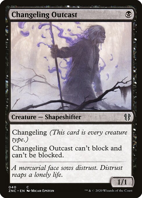 Changeling Outcast - Magic: The Gathering ZNC #40