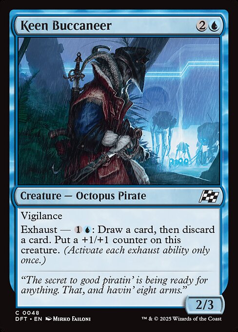 Keen Buccaneer - Magic: The Gathering DFT #48