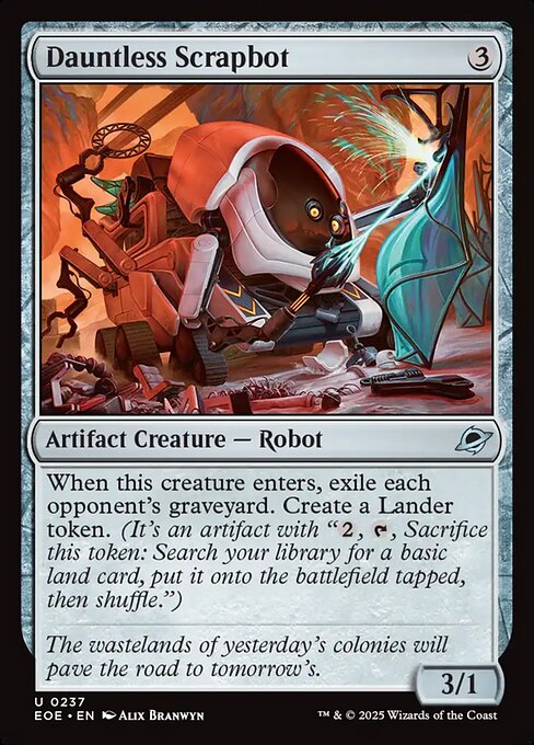 Dauntless Scrapbot - Magic: The Gathering EOE #237