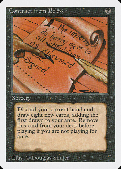 Contract from Below - Magic: The Gathering 3ED #97