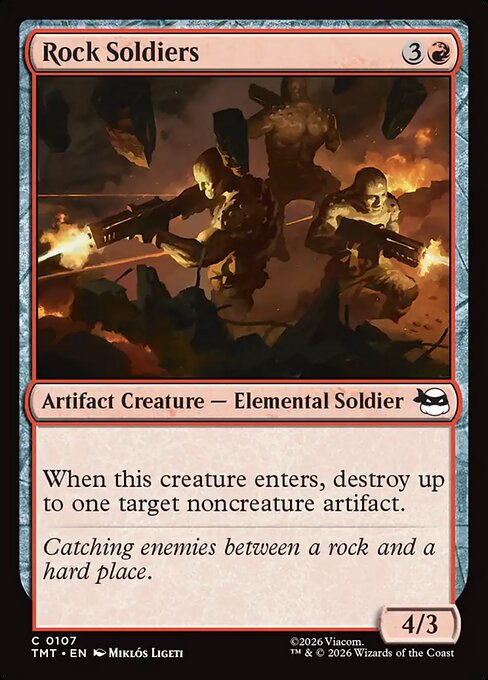 Rock Soldiers - Magic: The Gathering TMT #107
