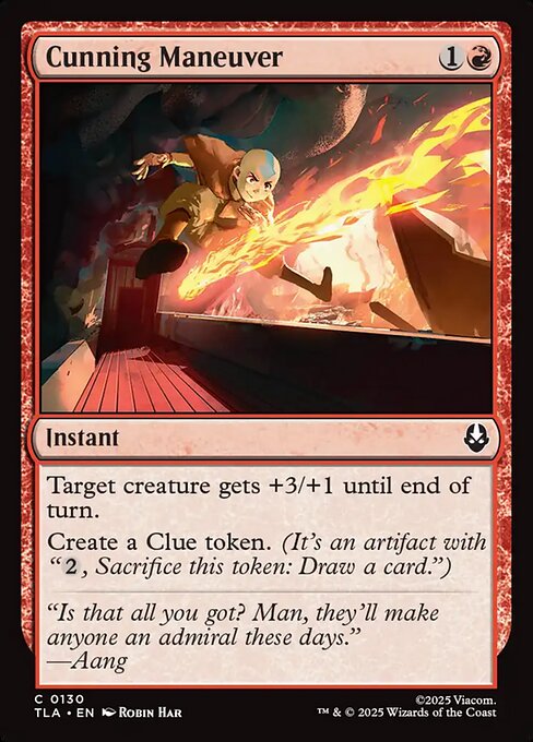 Cunning Maneuver - Magic: The Gathering TLA #130