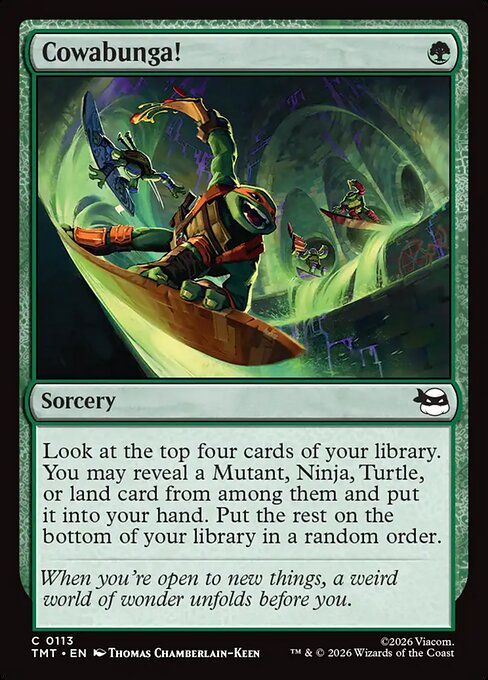Cowabunga! - Magic: The Gathering TMT #113
