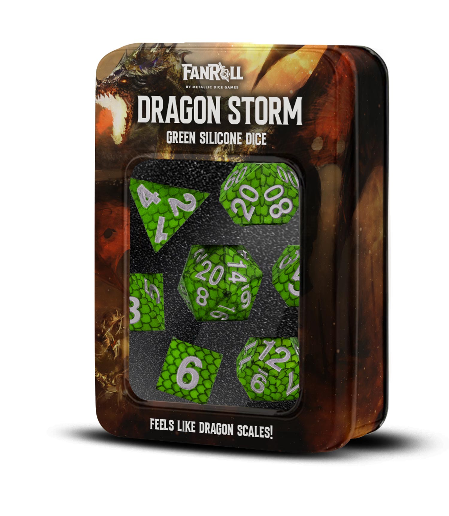Dragon Storm Silicone Resin Dice Set