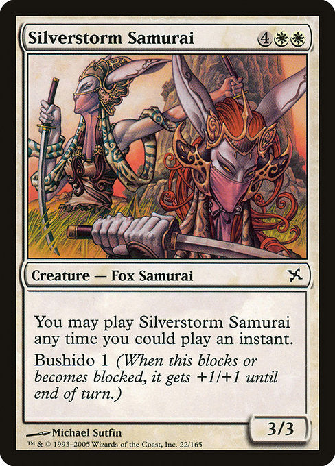 Silverstorm Samurai Betrayers of Kamigawa BOK
