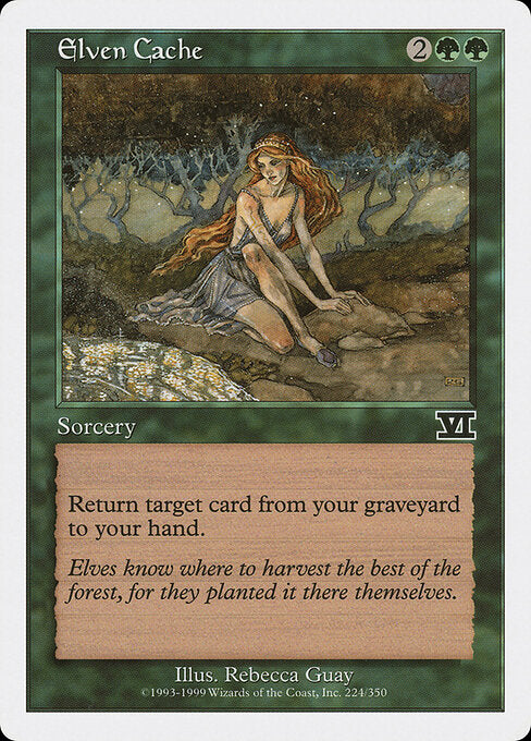 Elven Cache - Magic: The Gathering 6ED #224