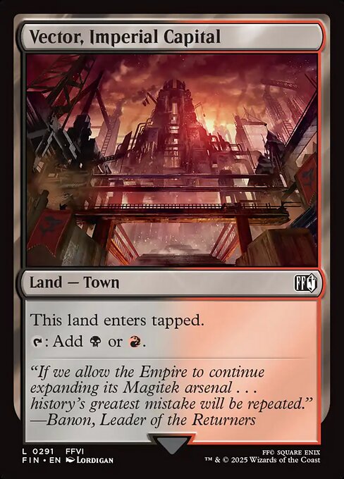 Vector, Imperial Capital - Magic: The Gathering FIN #291