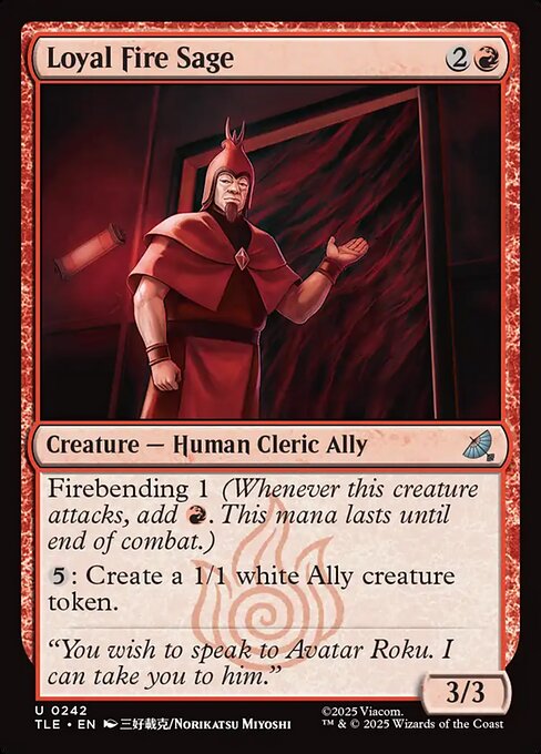 Loyal Fire Sage - Magic: The Gathering TLE #242