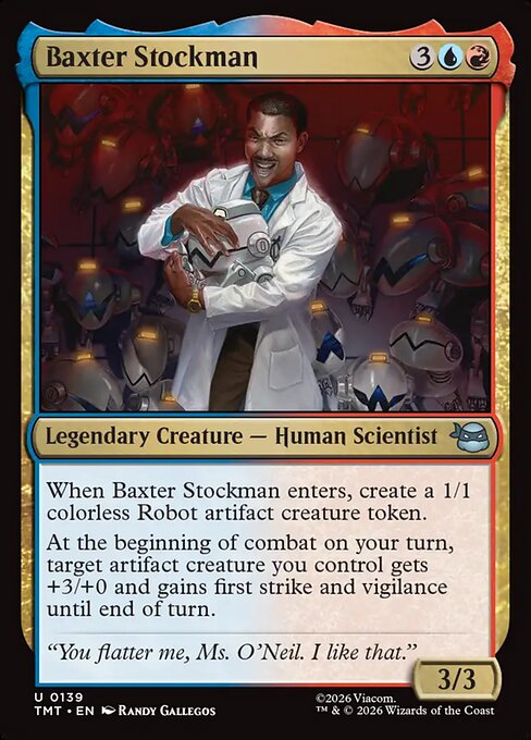 Baxter Stockman - Magic: The Gathering TMT #139