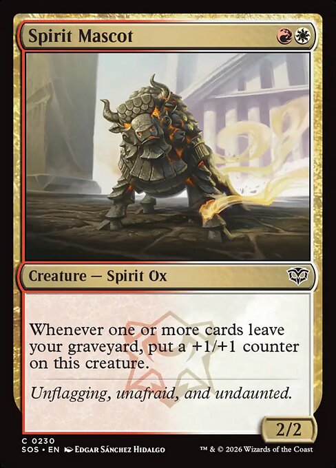 Spirit Mascot - Magic: The Gathering SOS #230