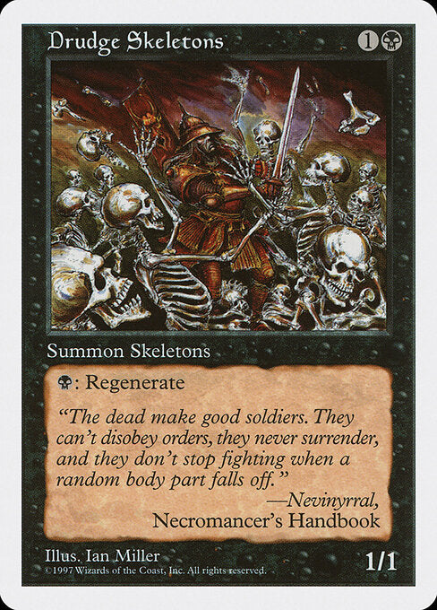 Drudge Skeletons - Magic: The Gathering 5ED #157