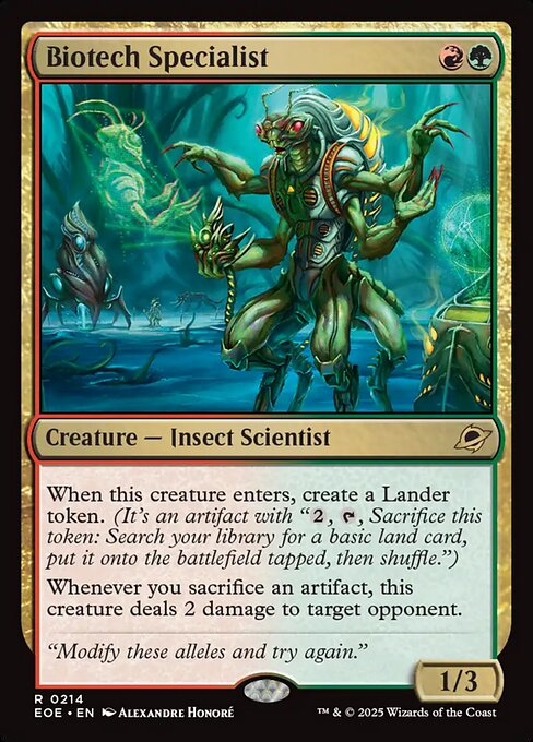 Biotech Specialist - Magic: The Gathering EOE #214