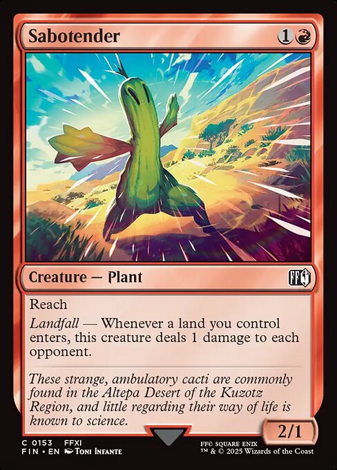 Sabotender - Magic: The Gathering FIN #153
