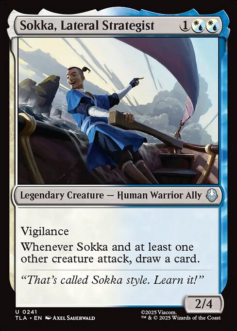Sokka, Lateral Strategist - Magic: The Gathering TLA #241