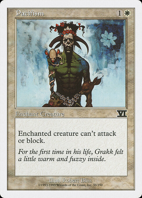 Pacifism - Magic: The Gathering 6ED #33