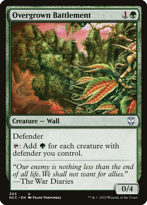 Overgrown Battlement - Magic: The Gathering NCC #303