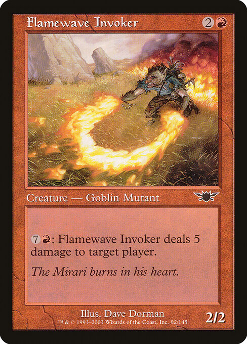Flamewave Invoker - Magic: The Gathering LGN #92