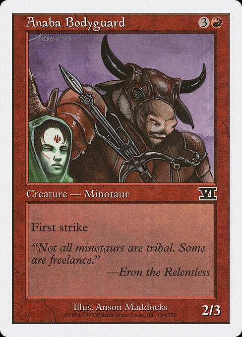 Anaba Bodyguard - Magic: The Gathering 6ED #164