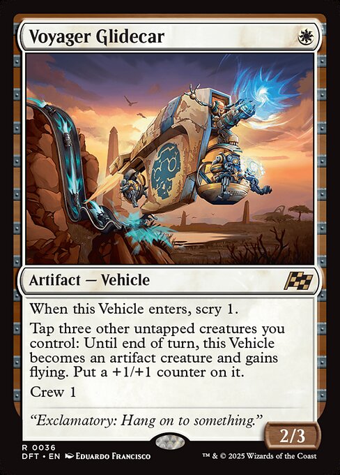 Voyager Glidecar - Magic: The Gathering DFT #36