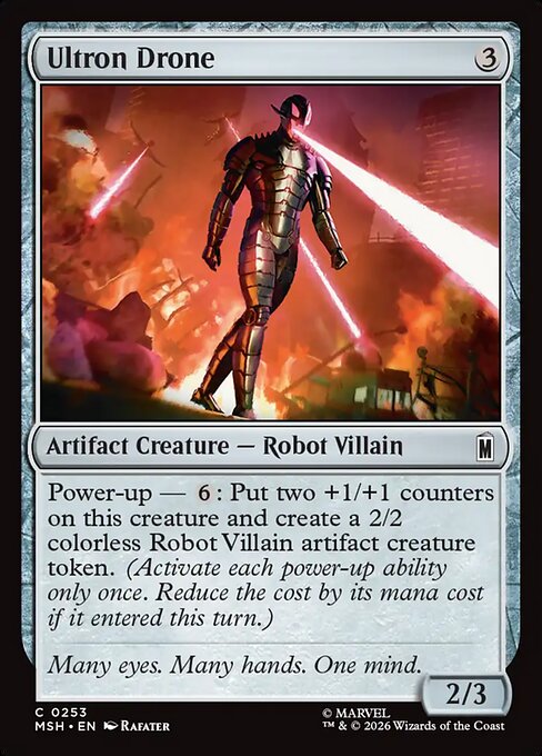 Ultron Drone - Magic: The Gathering MSH #253