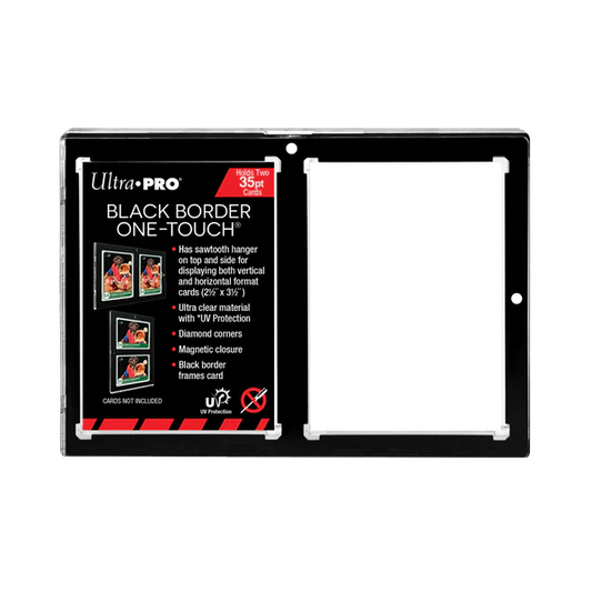 Ultra Pro - 2-Card One-Touch Black Border