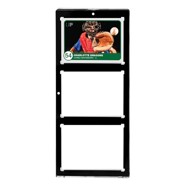 Ultra Pro - 3-Card One-Touch Black Border