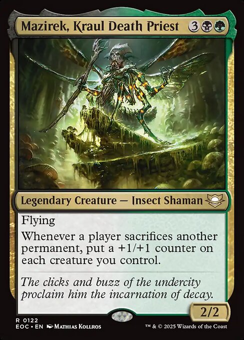 Mazirek, Kraul Death Priest Edge of Eternities Commander eoc