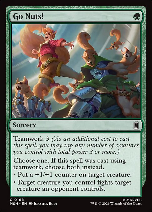 Go Nuts! - Magic: The Gathering MSH #168