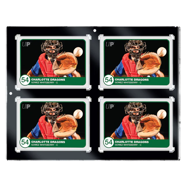 Ultra Pro - 4-Card One-Touch Black Border